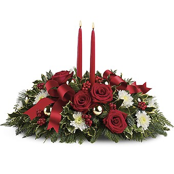 Holiday Shimmer Centerpiece