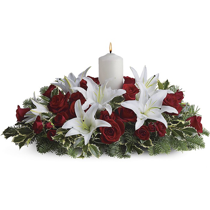 Luminous Lilies Centerpiece