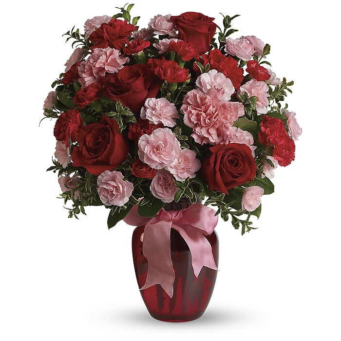 Dance with Me Bouquet with Red Roses