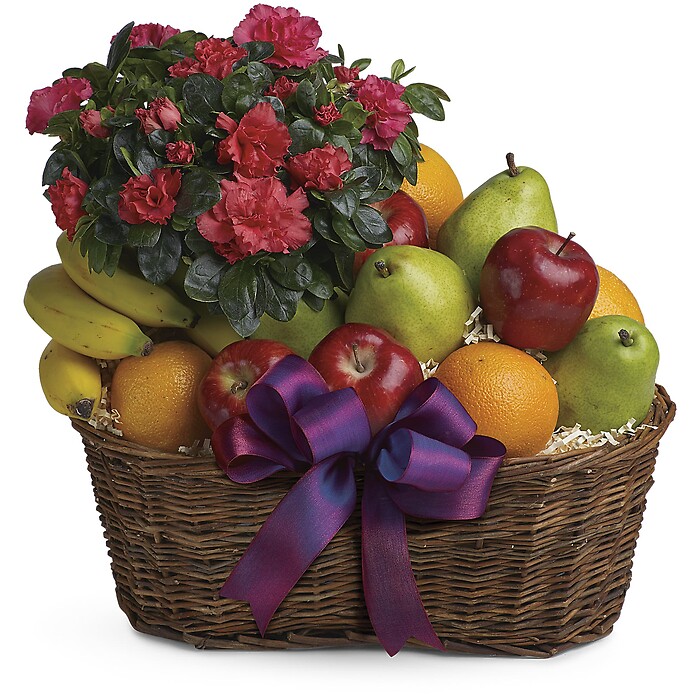 Fruits and Blooms Basket