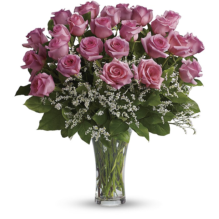 Make Me Blush - Dozen Long Stemmed Pink Roses