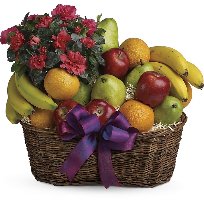 Fruits and Blooms Basket