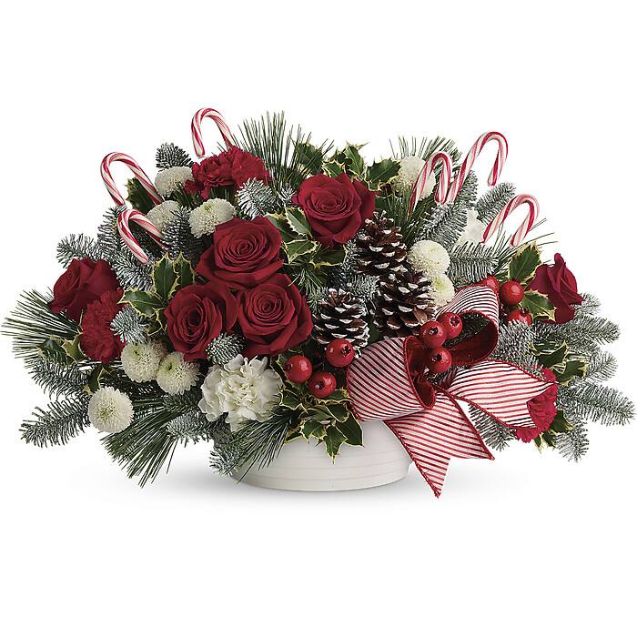 Jolly Candy Cane Bouquet