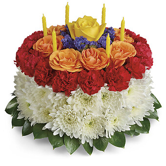 Your Wish Is Granted Birthday Cake Bouquet