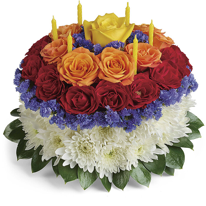 Your Wish Is Granted Birthday Cake Bouquet