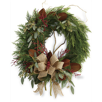 Rustic Holiday Wreath