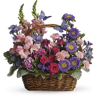 Country Basket Blooms