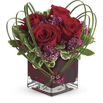 Sweet Thoughts Bouquet with Red Roses