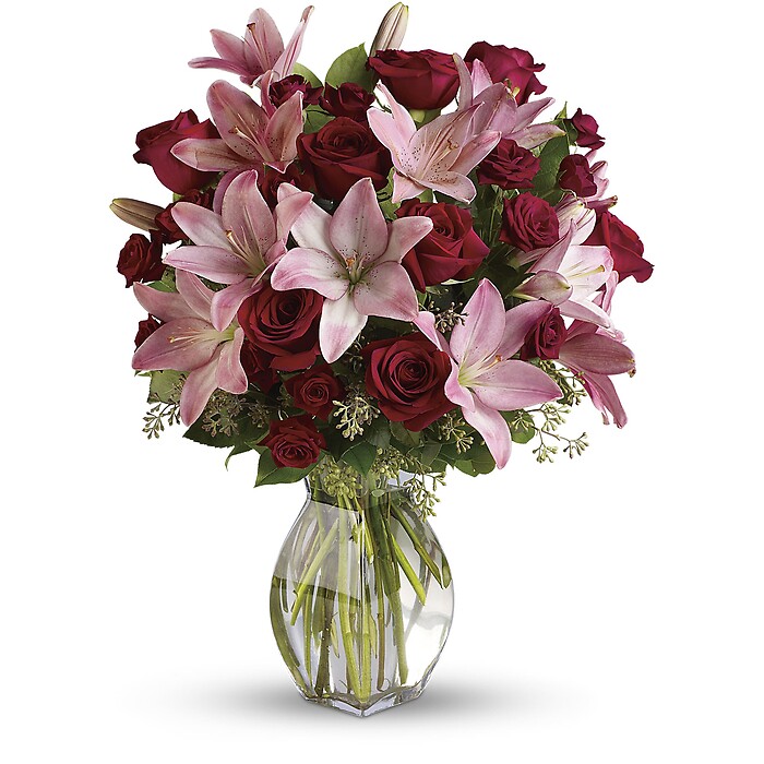 Lavish Love Bouquet with Long Stemmed Red Roses