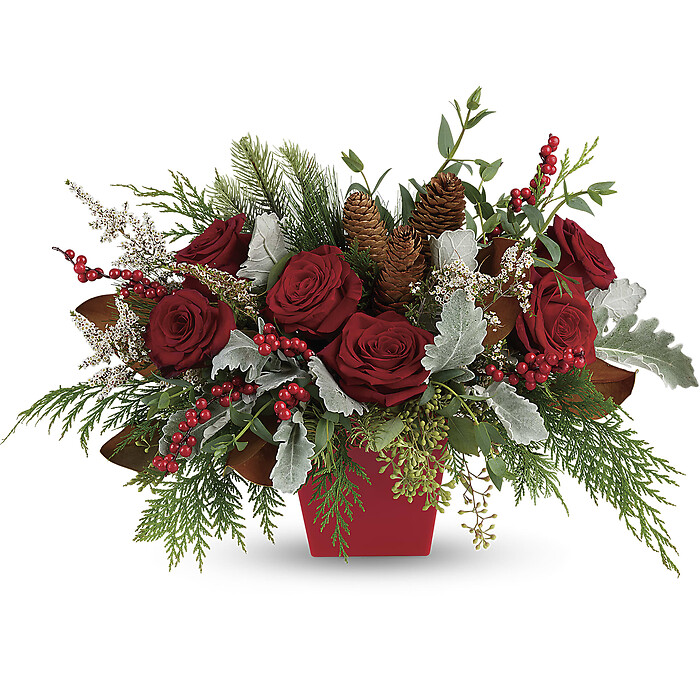 Winter Blooms Centerpiece