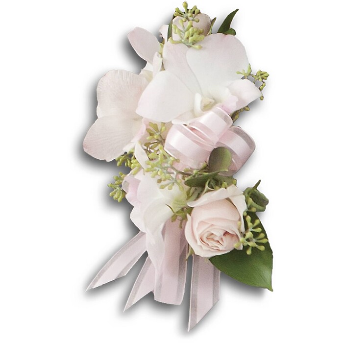 Beautiful Blush Corsage Pick-up Only