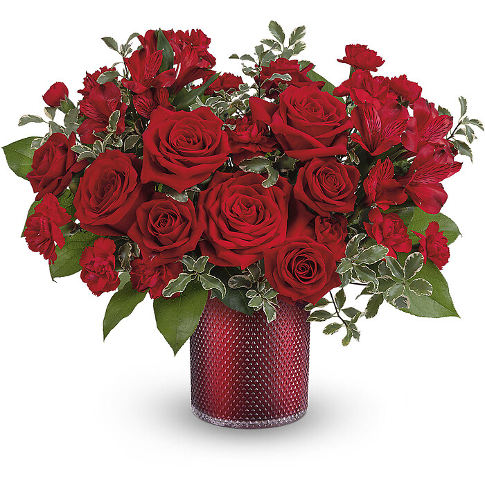 Radiant Crimson Bouquet