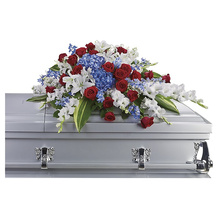 Distinguished Service Casket Spray