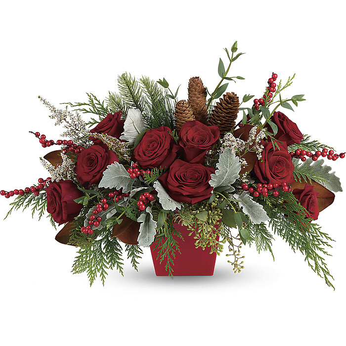 Winter Blooms Centerpiece