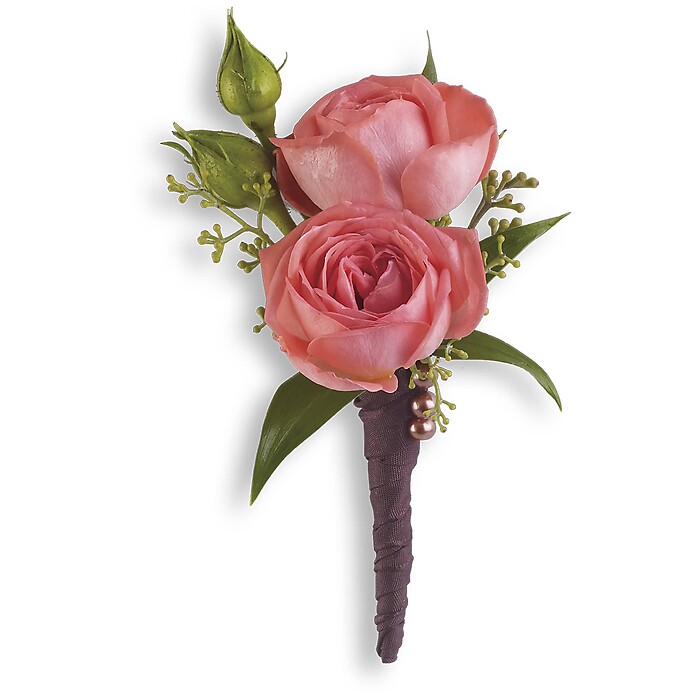 Rose Simplicity Boutonniere Pick-up Only