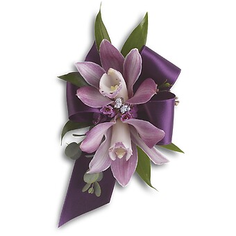 Exquisite Orchid Wristlet Pick-up Only