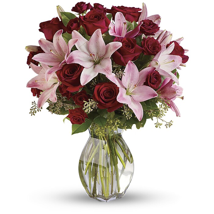 Lavish Love Bouquet with Long Stemmed Red Roses